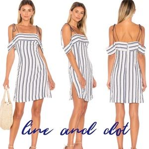 Line + Dot striped dress S